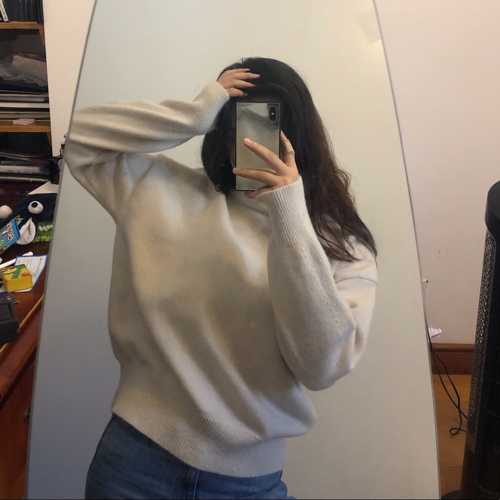 White turtleneck